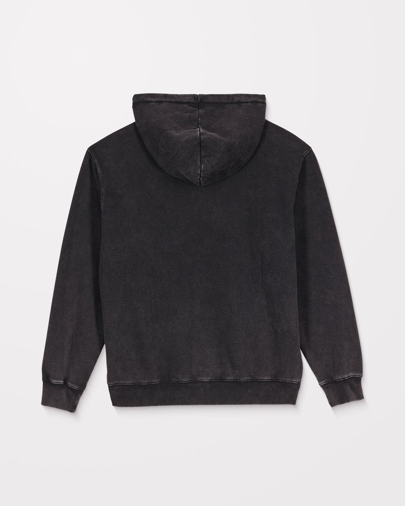 Studder Zip Hoodie - Black