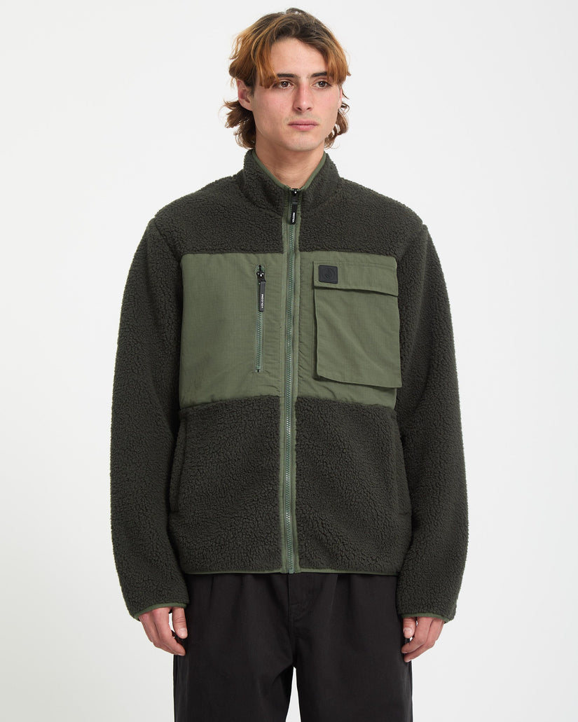 Storm Stone Zip Sweatshirt - Rinsed Black