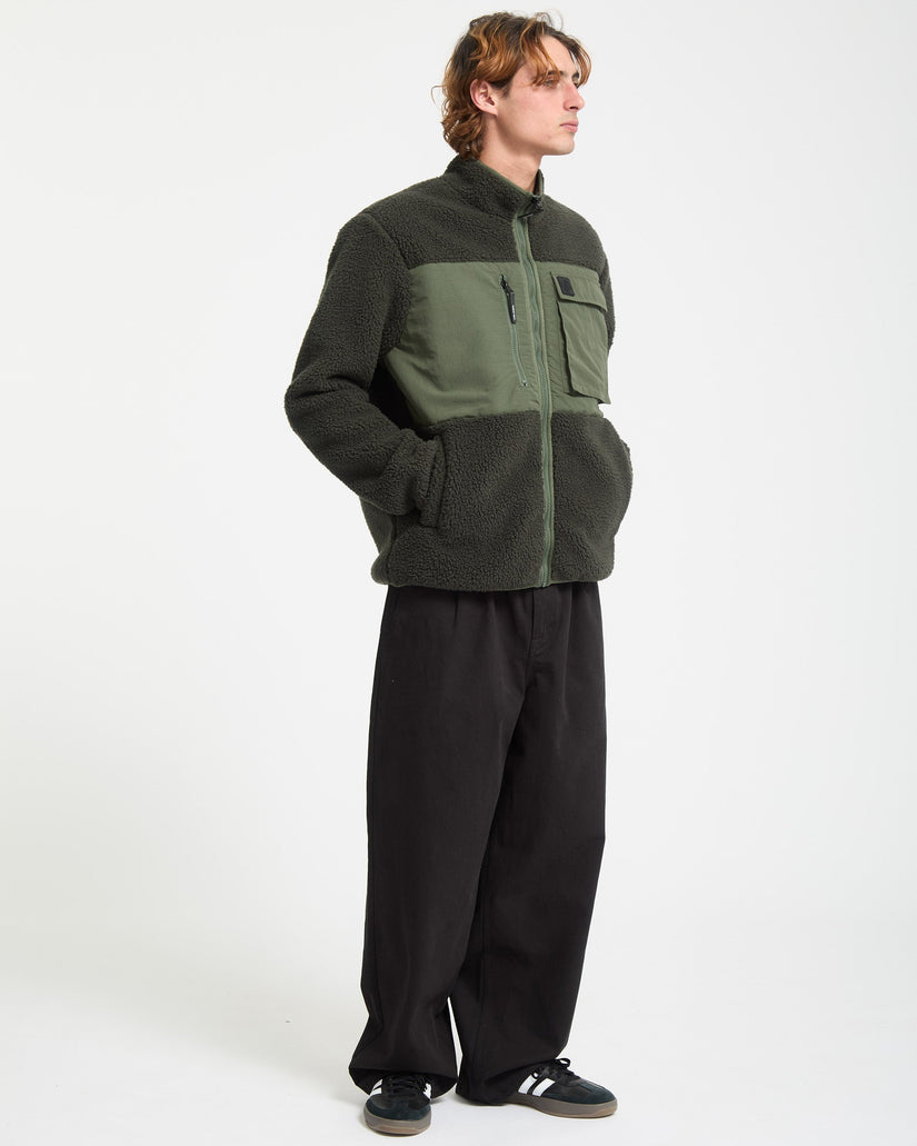 Storm Stone Zip Sweatshirt - Rinsed Black