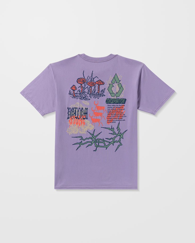 Stone Matter T-Shirt - Purple Ash