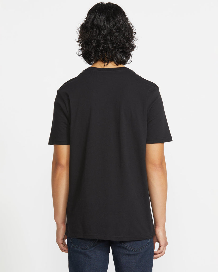 Solid Pocket T-shirt - BLACK