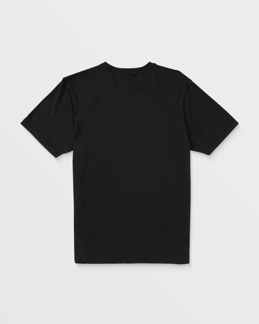 Solid Pocket T-shirt - BLACK
