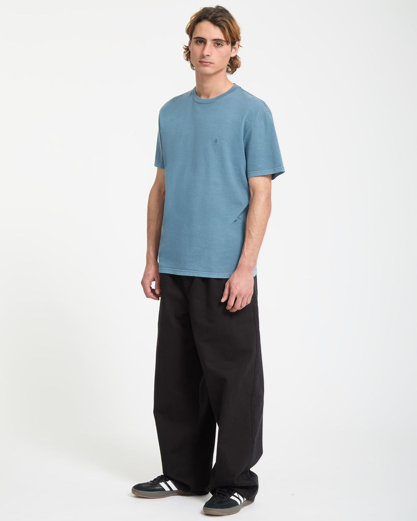 Solid Stone T-Shirt - Blue Wash