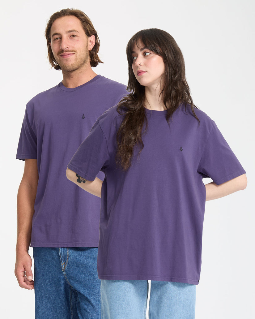 Solid Stone T-Shirt - Dark Purple