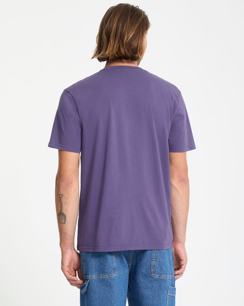 Solid Stone T-Shirt - Dark Purple