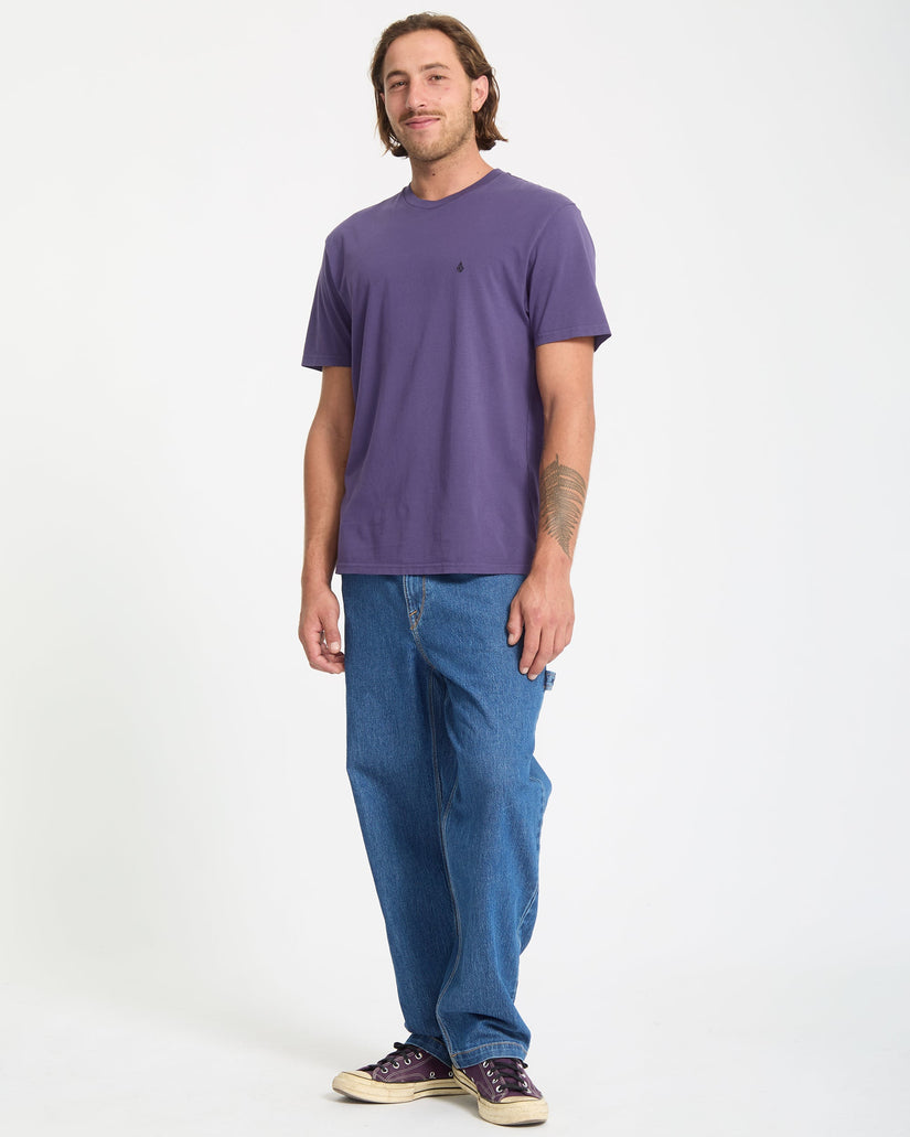 Solid Stone T-Shirt - Dark Purple