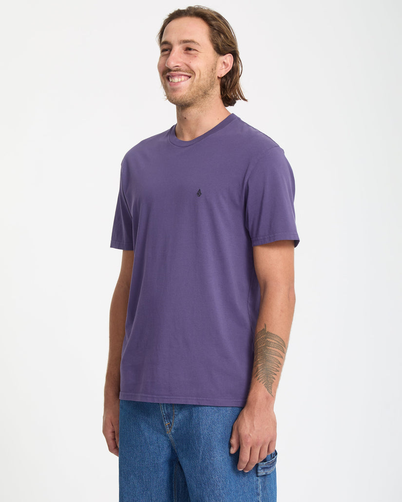 Solid Stone T-Shirt - Dark Purple
