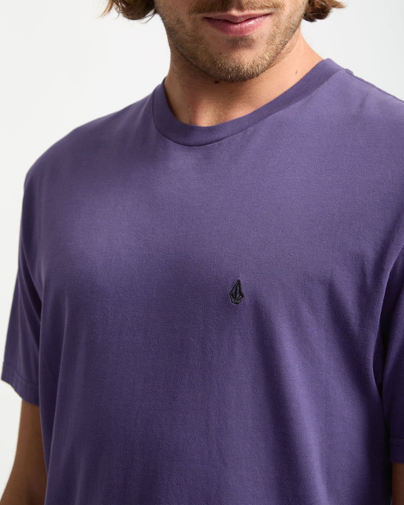 Solid Stone T-Shirt - Dark Purple