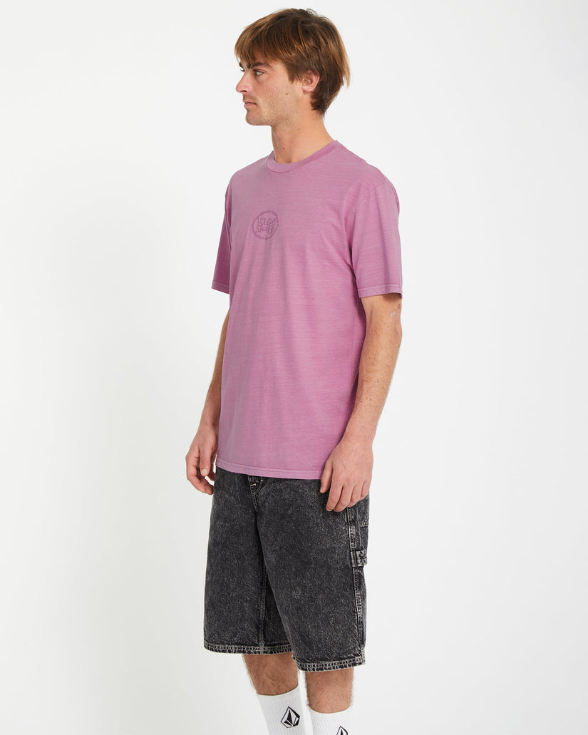 Handstone T-shirt - STEEL PURPLE