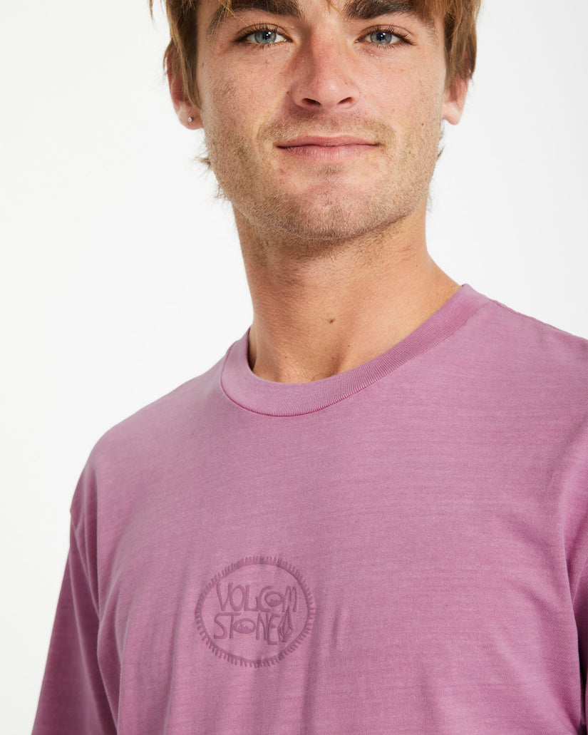 Handstone T-shirt - STEEL PURPLE