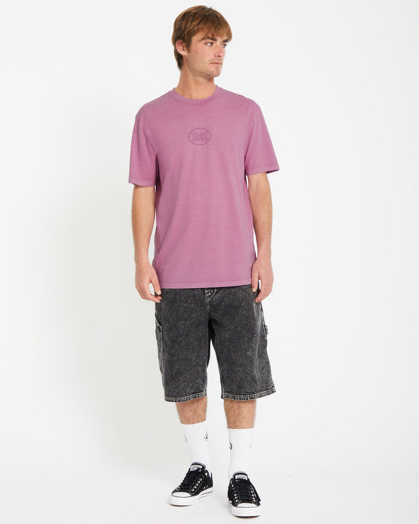 Handstone T-shirt - STEEL PURPLE