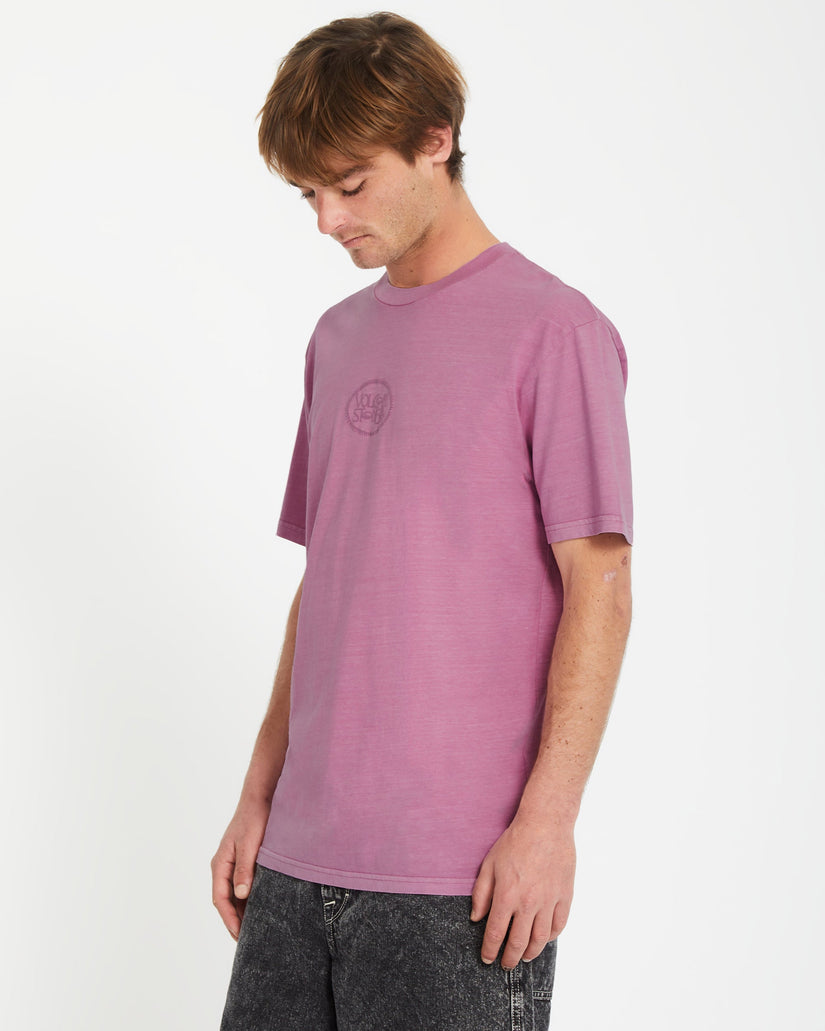 Handstone T-shirt - STEEL PURPLE