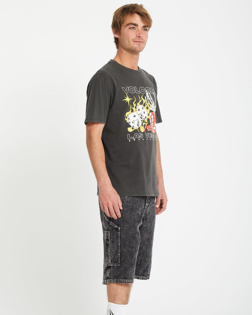 Pass Line T-shirt - BLACK