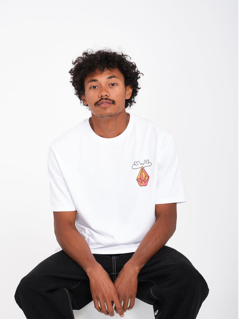Olivmoose T-Shirt - White