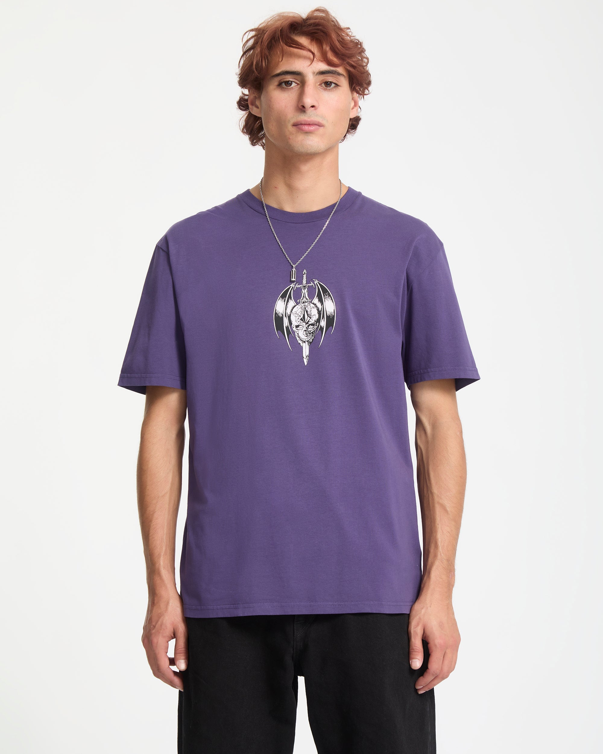 Stone Matter T-Shirt - Purple Ash - Men - Volcom EU – Volcom