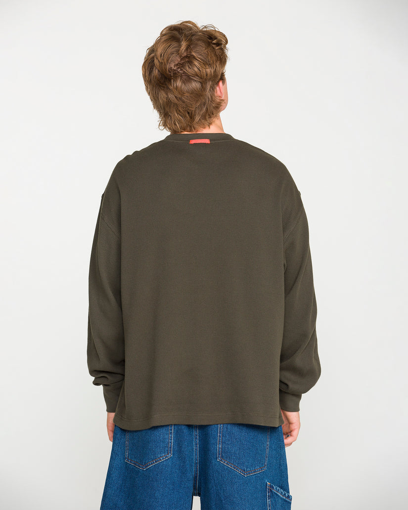 Overtime Thermal T-Shirt - Rinsed Black