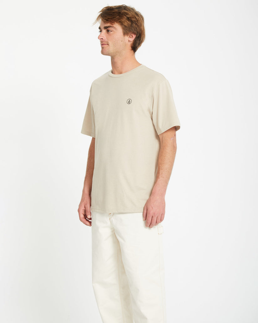 Circle Blanks T-shirt - LIGHT KHAKI