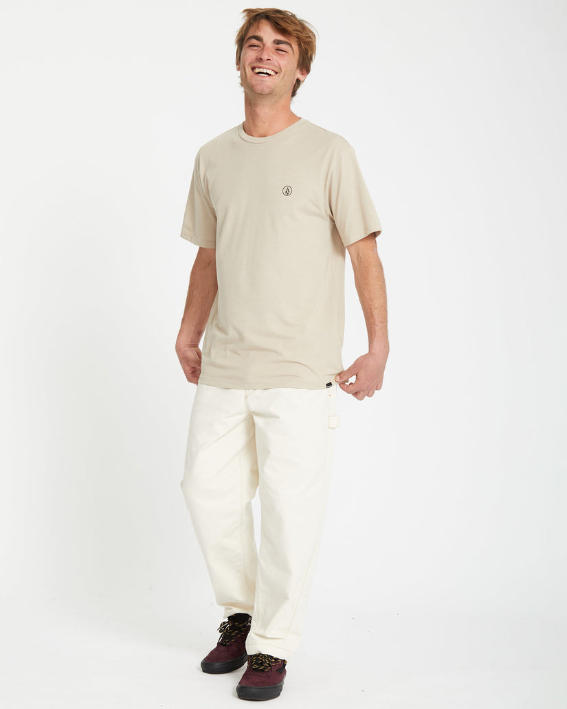 Circle Blanks T-shirt - LIGHT KHAKI