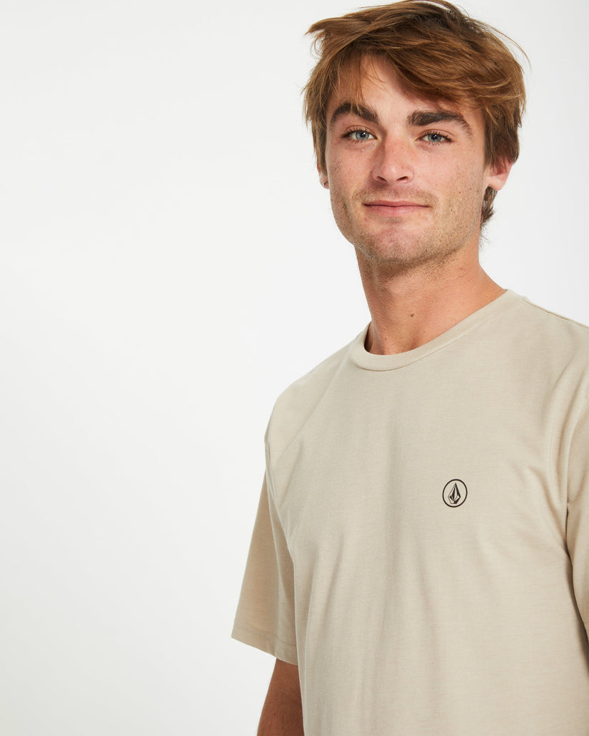 Circle Blanks T-shirt - LIGHT KHAKI