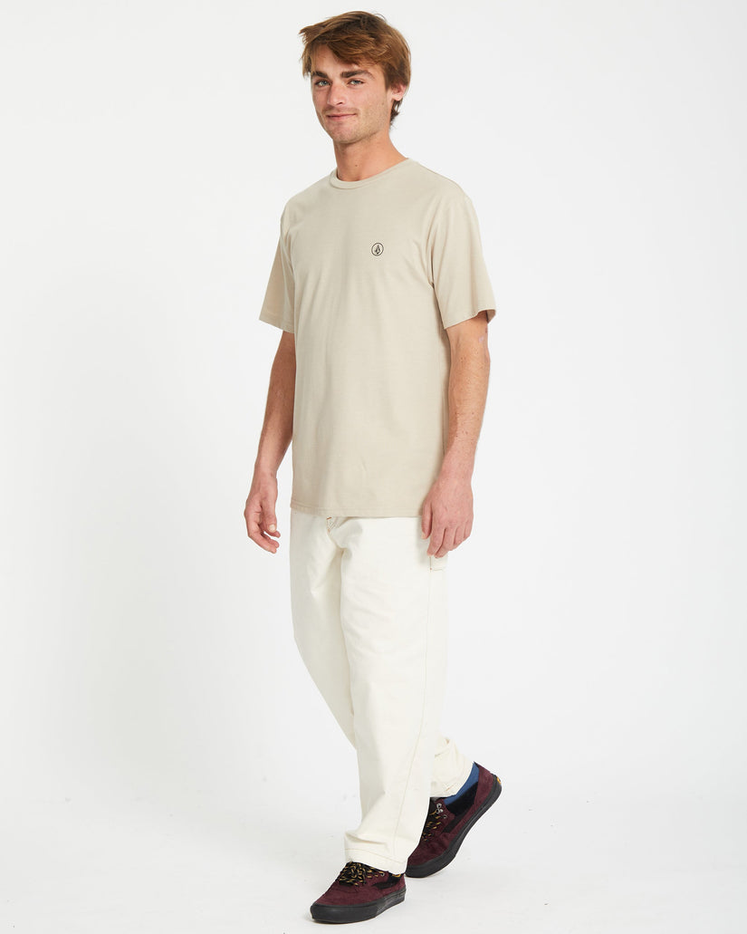 Circle Blanks T-shirt - LIGHT KHAKI