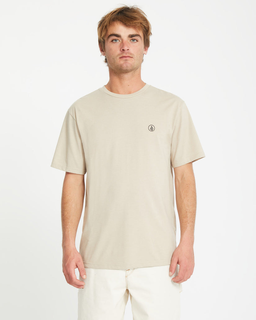Circle Blanks T-shirt - LIGHT KHAKI