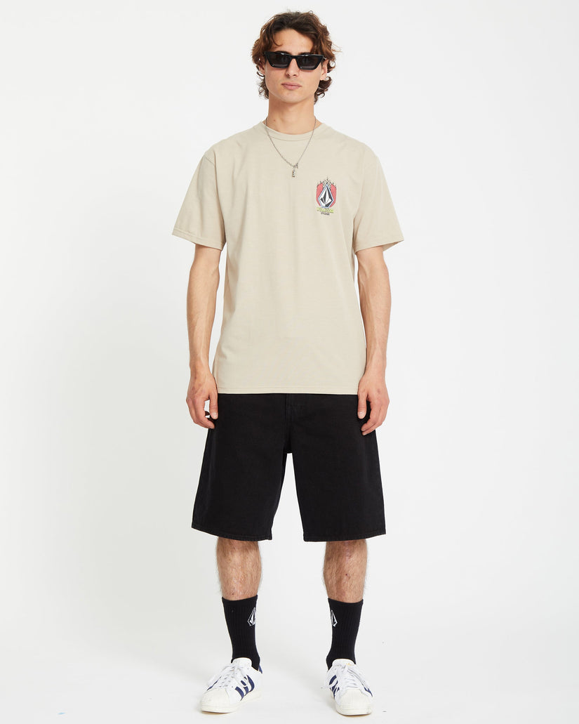 Draggin Stone T-shirt - LIGHT KHAKI