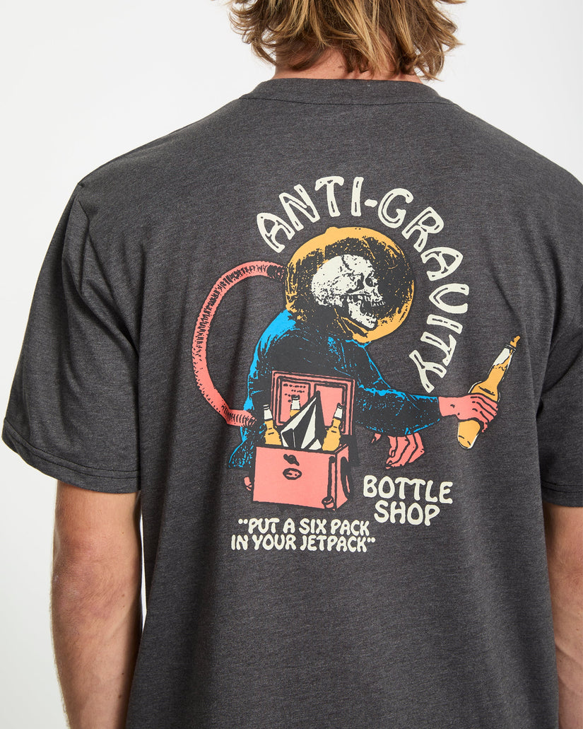 Anti Gravity T-Shirt - Heather Black