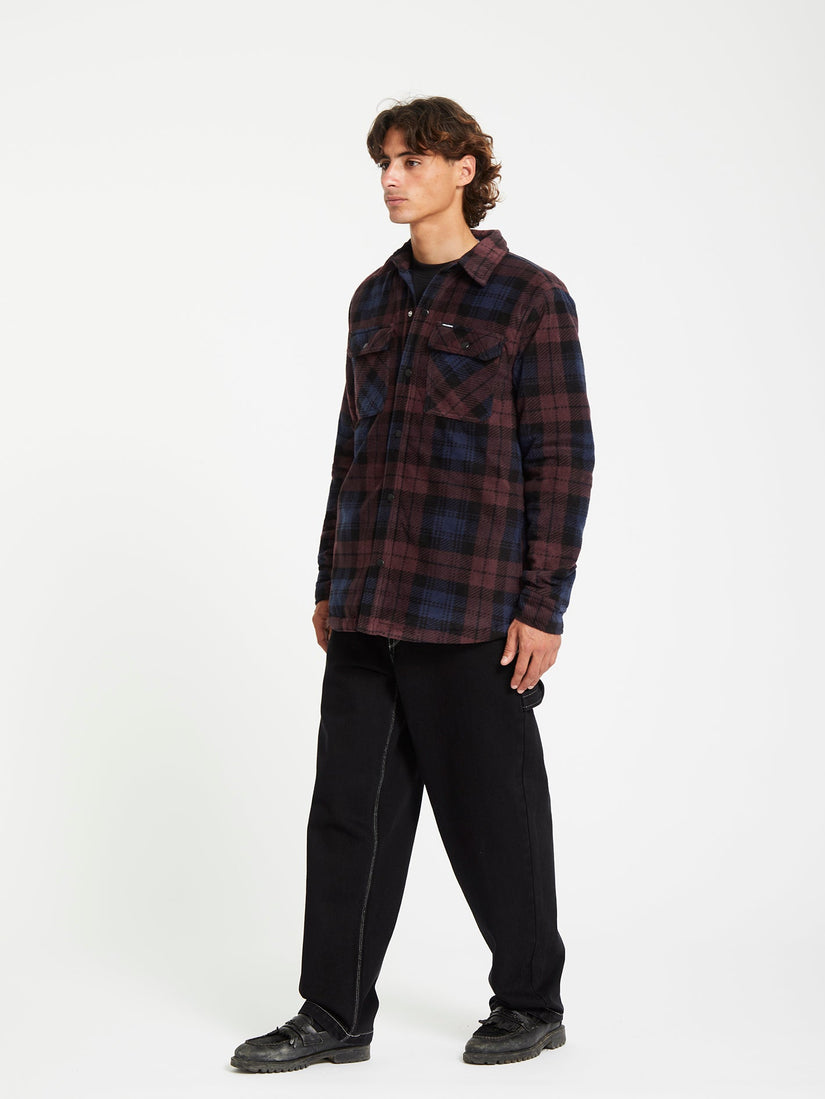 Bowered Polar Over-Shirt - Merlot