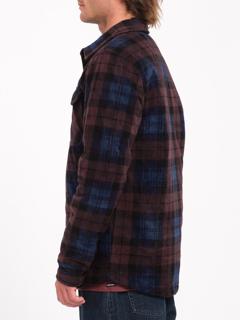 Bowered Polar Over-Shirt - Merlot