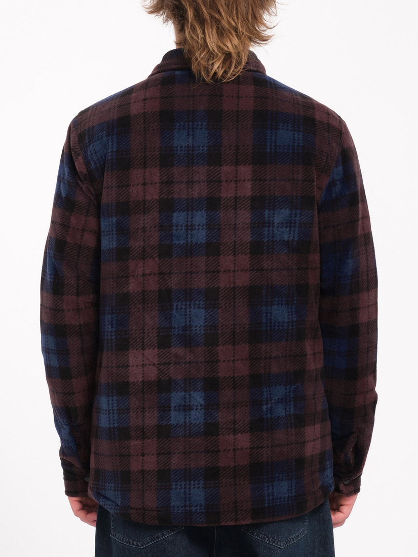 Bowered Polar Over-Shirt - Merlot