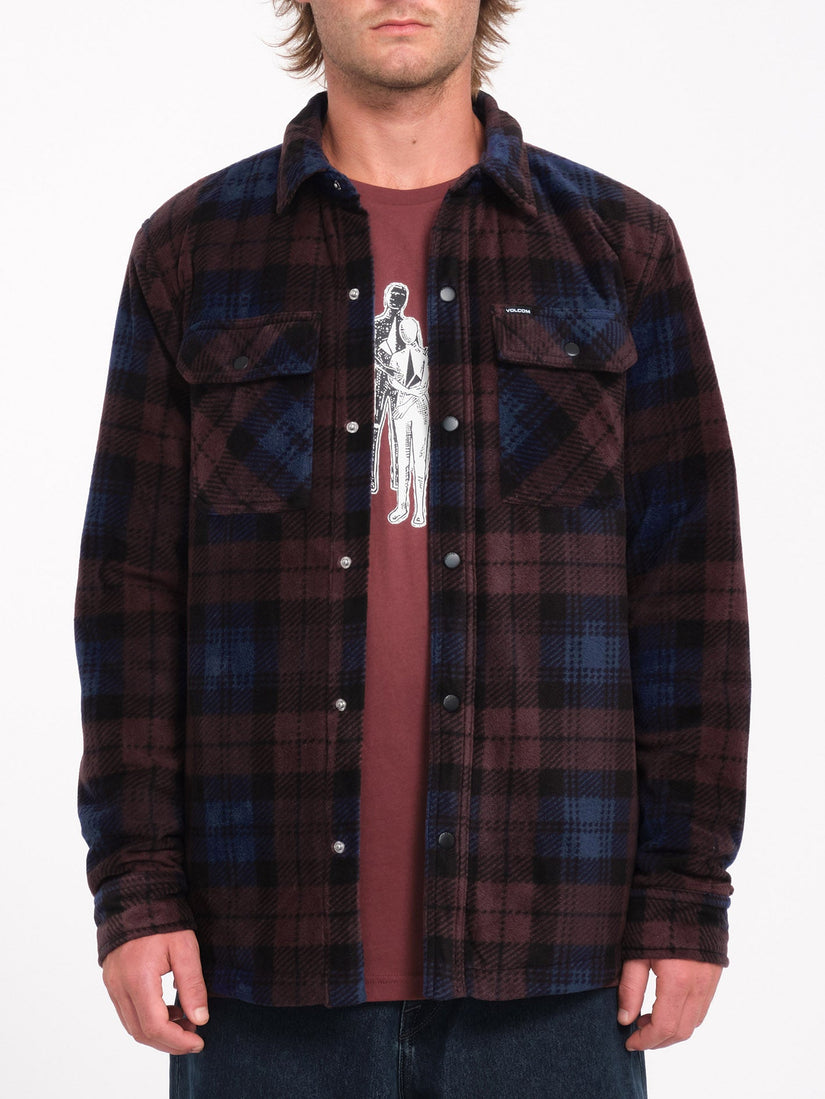Bowered Polar Over-Shirt - Merlot