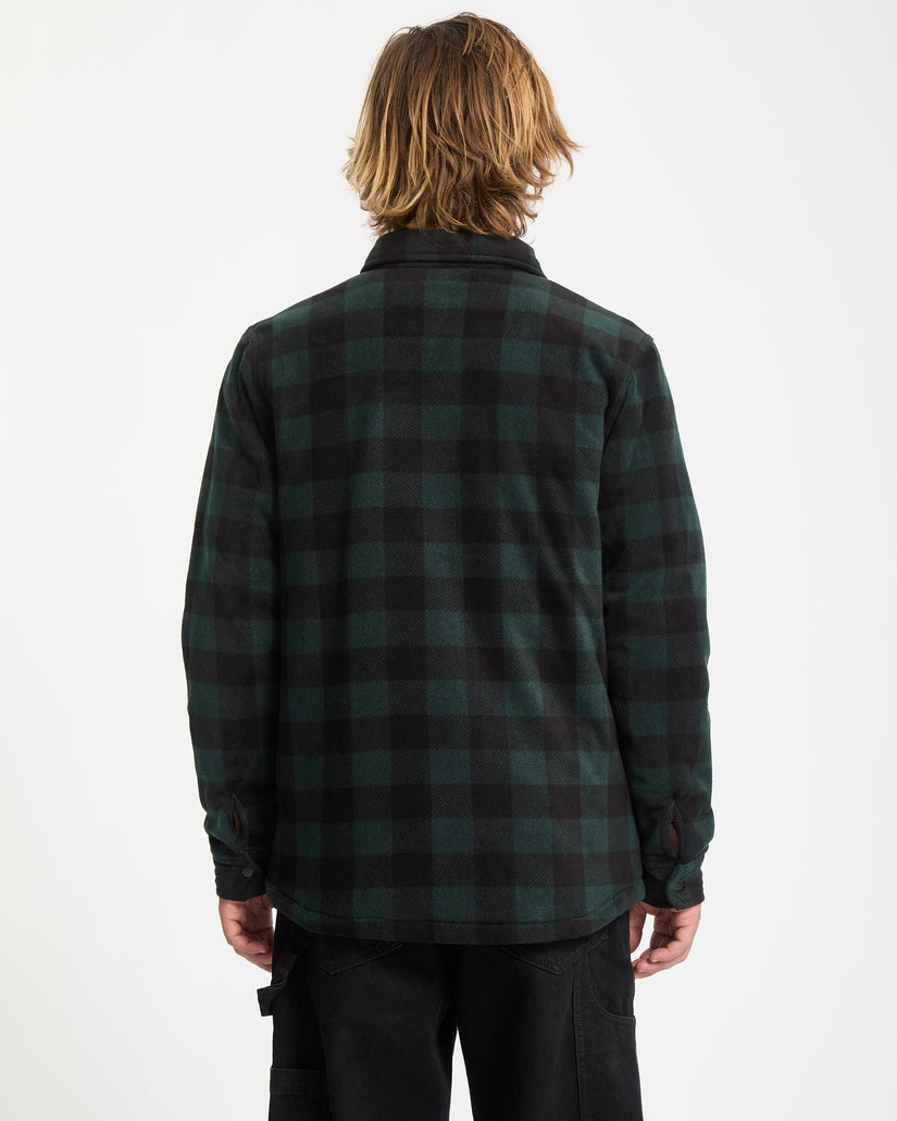 Bowered Fleece Over-Shirt - Scarab