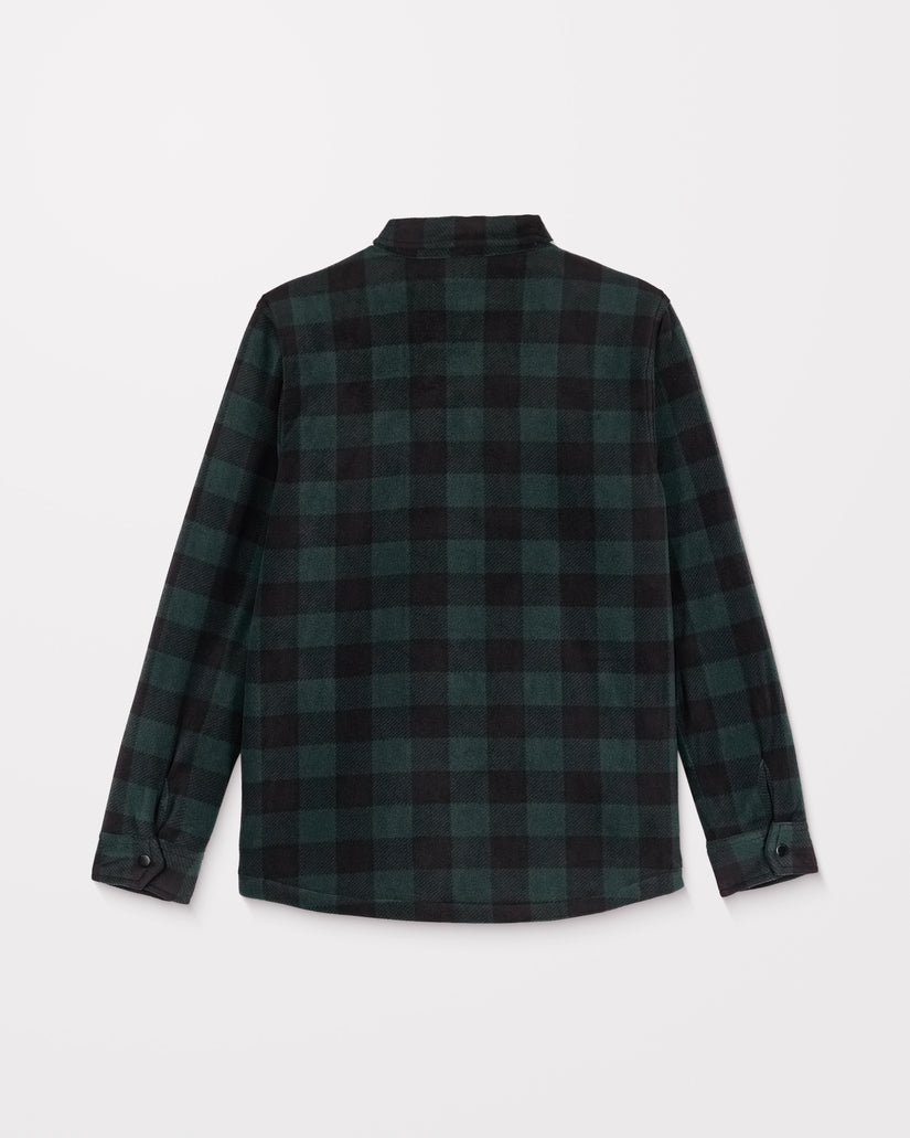Bowered Fleece Over-Shirt - Scarab