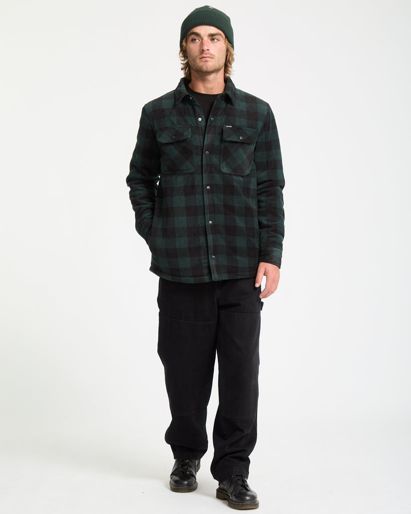 Bowered Fleece Over-Shirt - Scarab