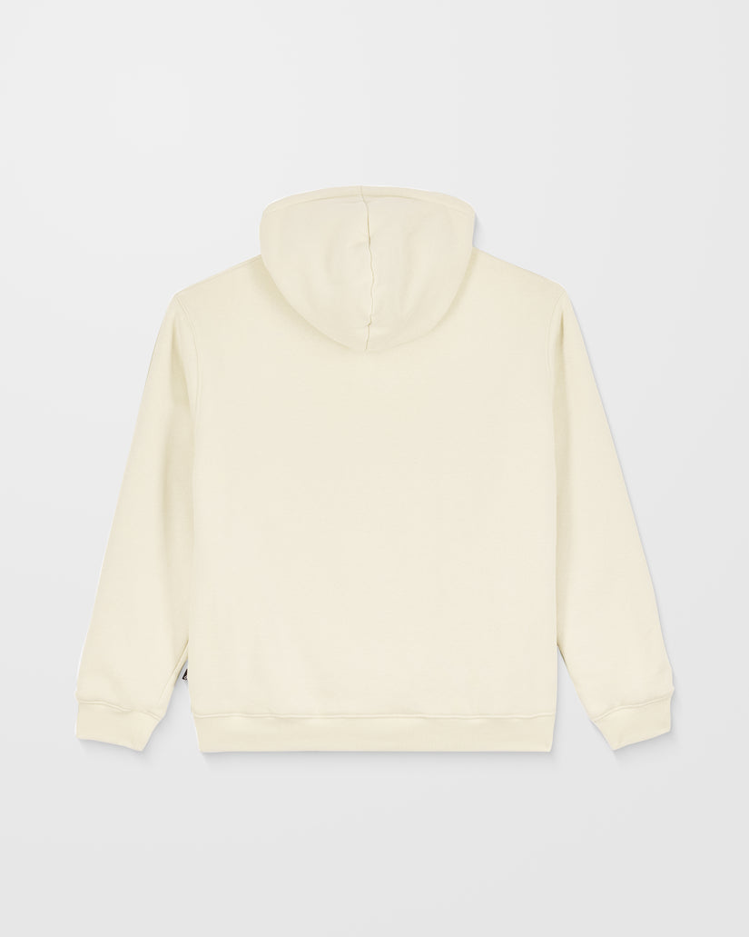 Single Stone Lined Zip Hoodie - Light Beige