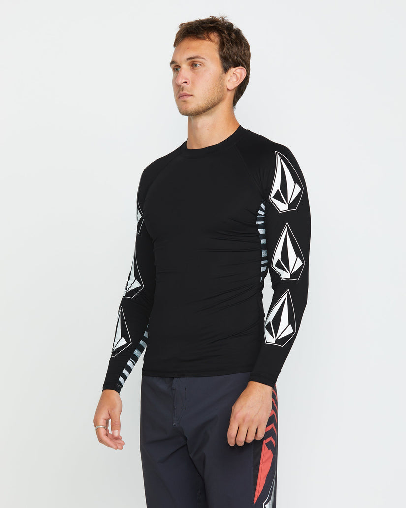 Surf Vitals J Robinson Rashguard - BLACK