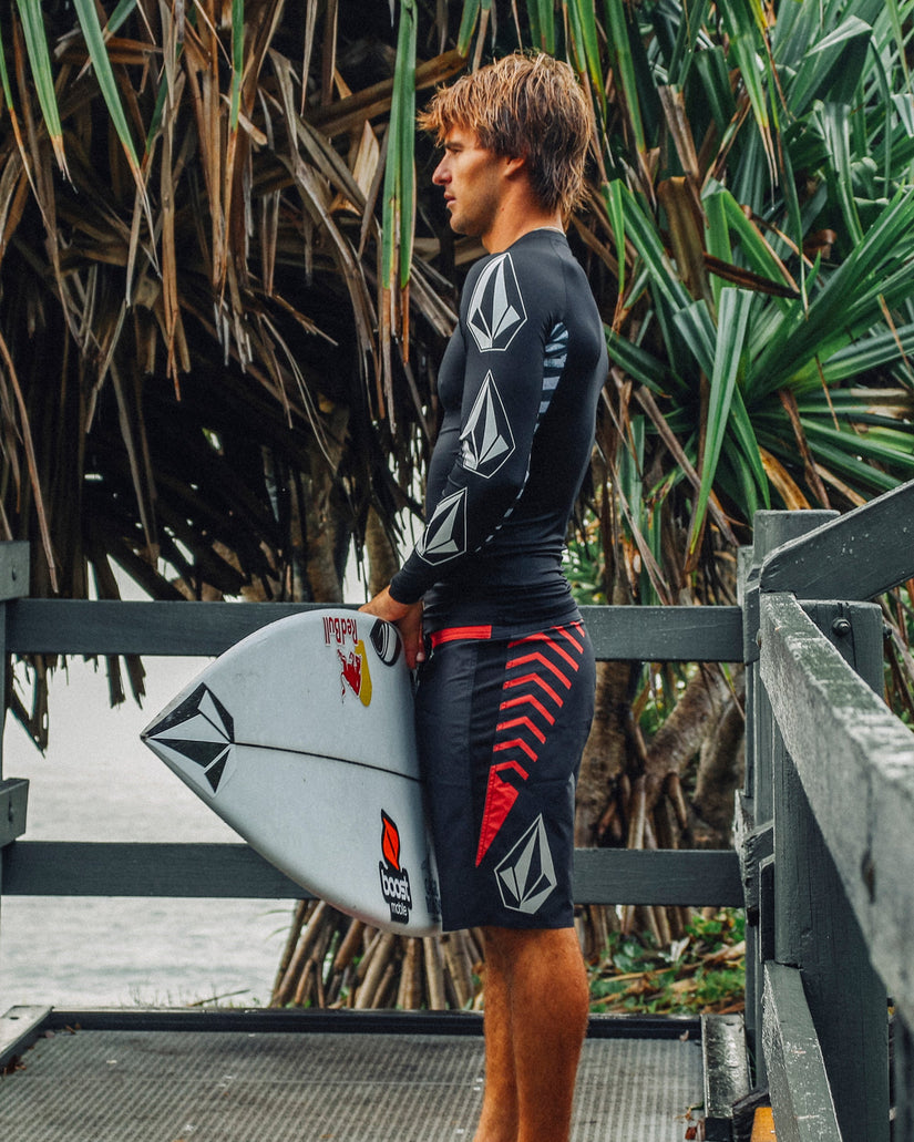 Surf Vitals J Robinson Rashguard - BLACK
