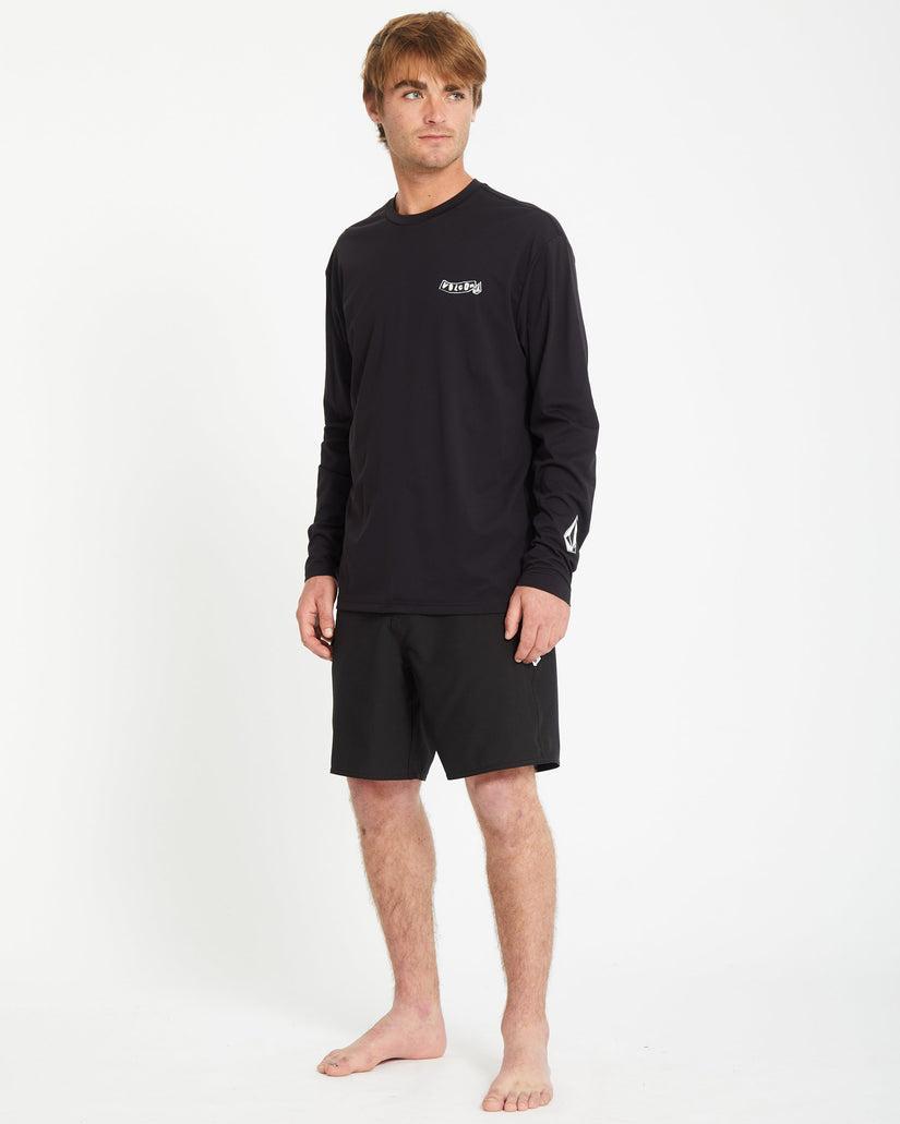Pistol Surf rashguard - BLACK