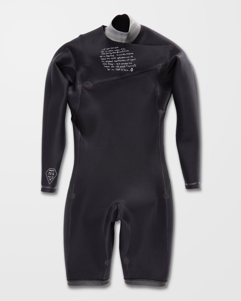 2/2Mm Long sleeve Spring Wetsuit - BLACK