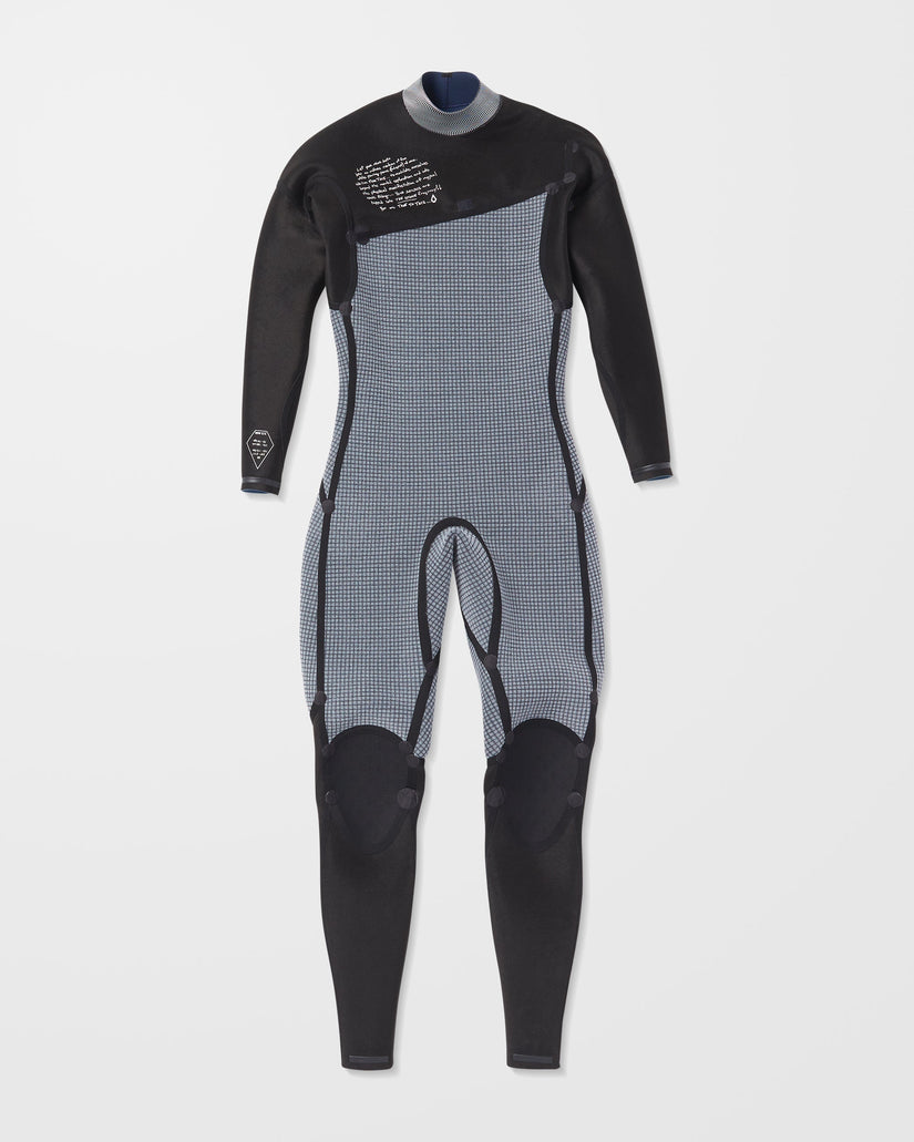 Modulator 3/2Mm Chest Zip Full Wetsuit - CRUZER BLUE