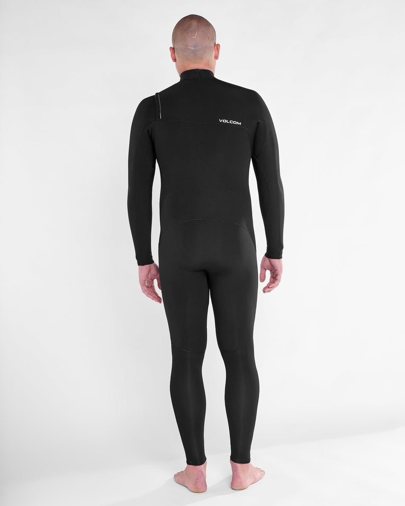 Modulator 4/3Mm Chest Zip Full Wetsuit - Black