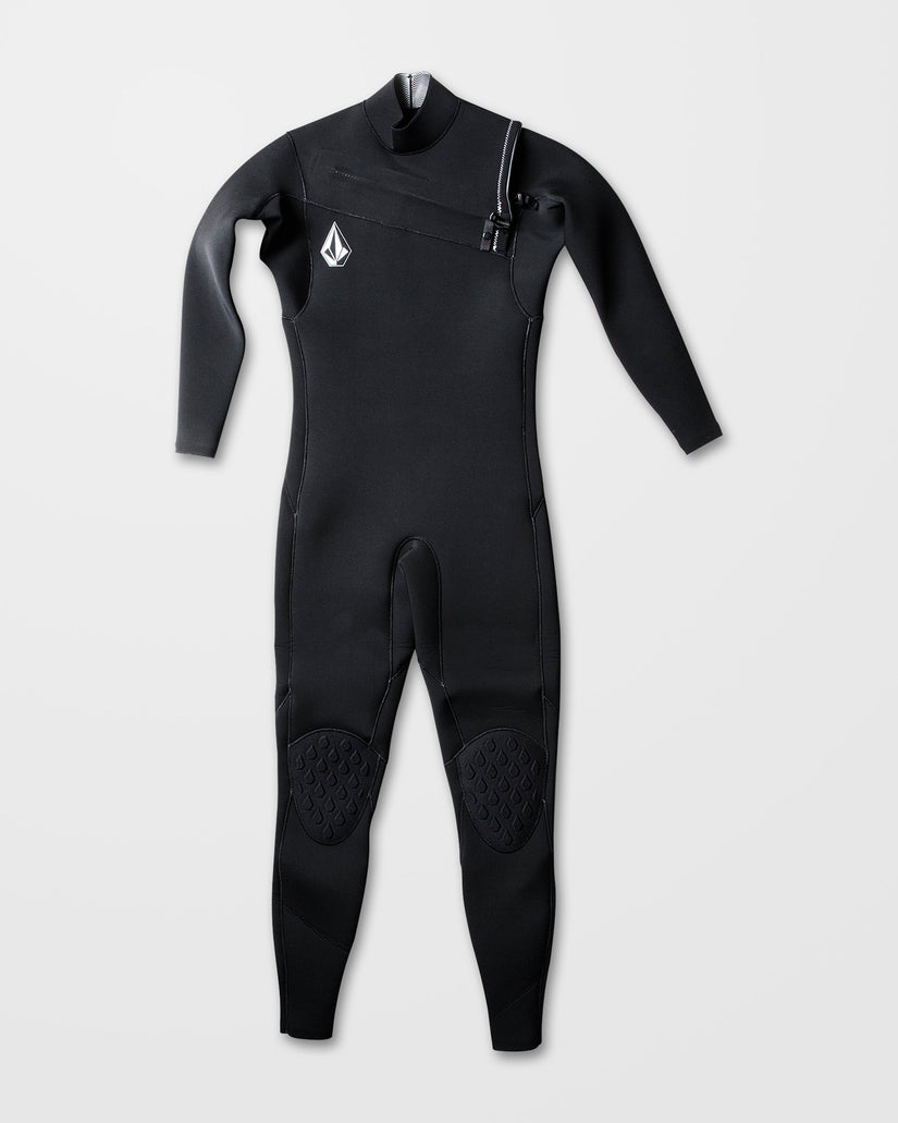 Modulator 4/3Mm Chest Zip Full Wetsuit - Black