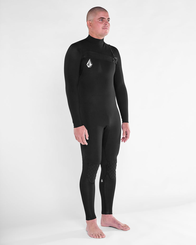 Modulator 4/3Mm Chest Zip Full Wetsuit - Black