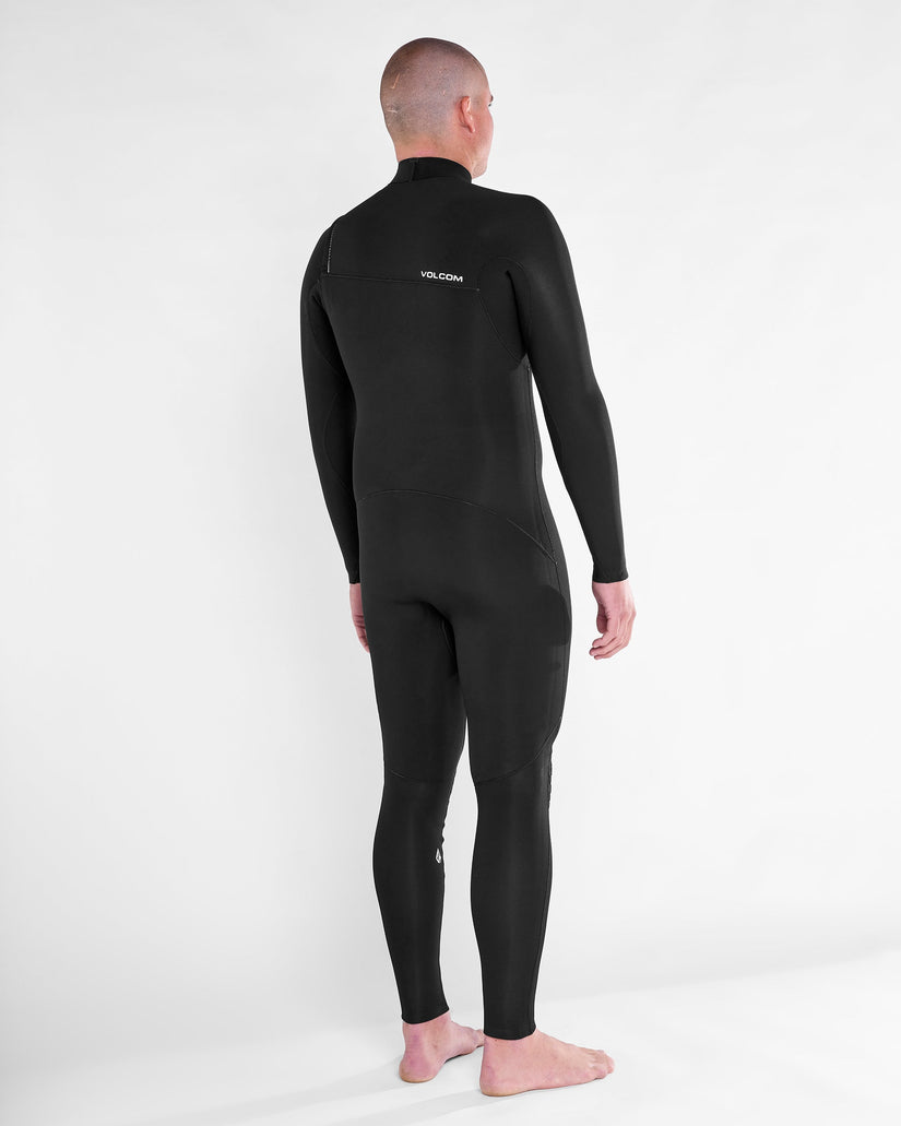 Modulator 4/3Mm Chest Zip Full Wetsuit - Black