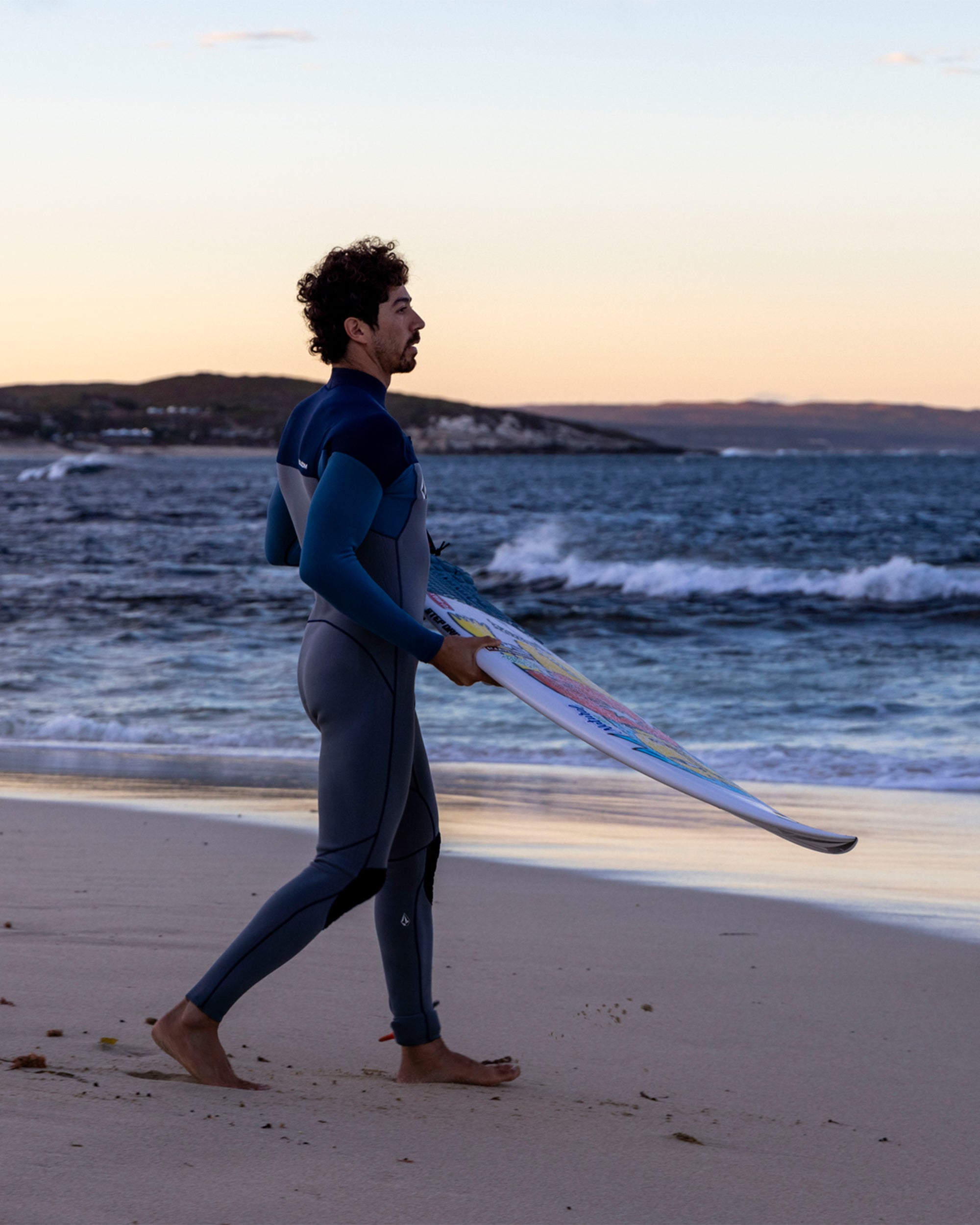Modulator 4/3Mm Chest Zip Wetsuit- Cruzer Blue - Men - Volcom UK