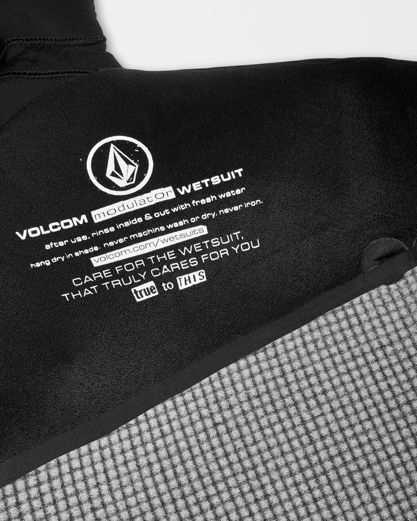 Modulator 4/3Mm Hooded Chest Zip Wetsuit - Black