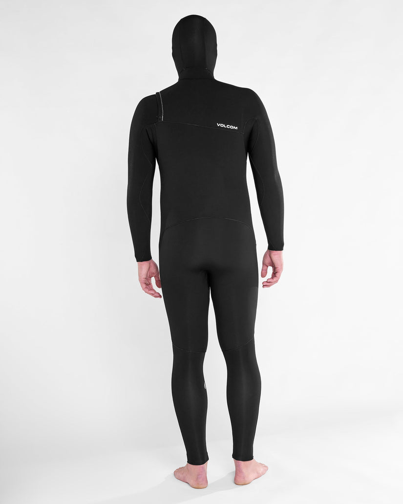 Modulator 4/3Mm Hooded Chest Zip Wetsuit - Black