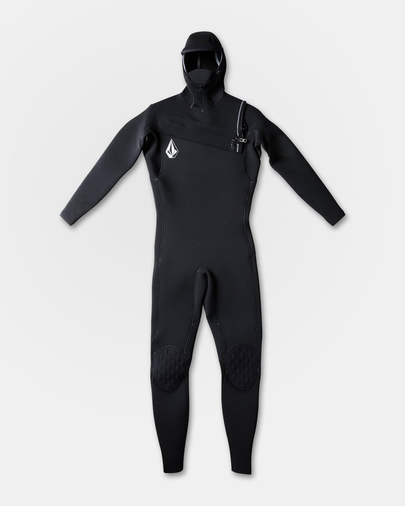 Modulator 4/3Mm Hooded Chest Zip Wetsuit - Black