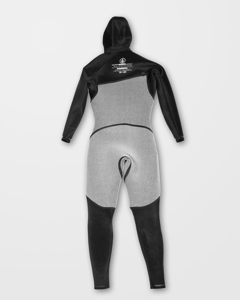 Modulator 4/3Mm Hooded Chest Zip Wetsuit - Black
