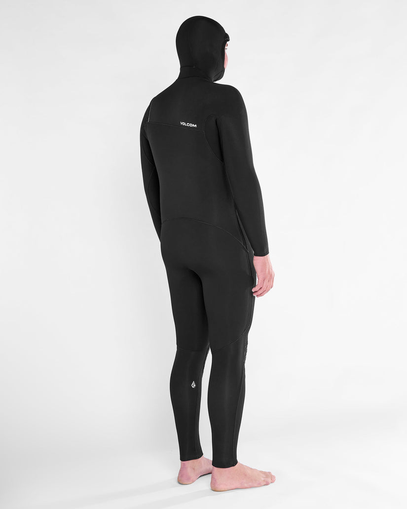 Modulator 4/3Mm Hooded Chest Zip Wetsuit - Black